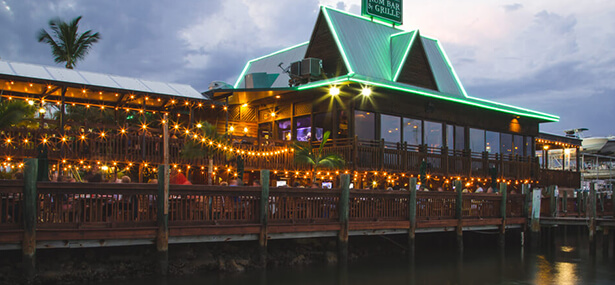 Restaurant on pier